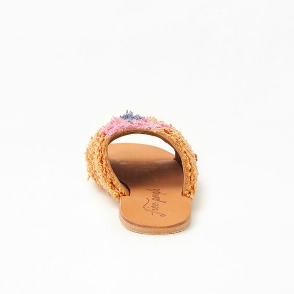 NWOT Free People Yuma woven "shag" peep toe sandal mules, 41 - Picture 4 of 16